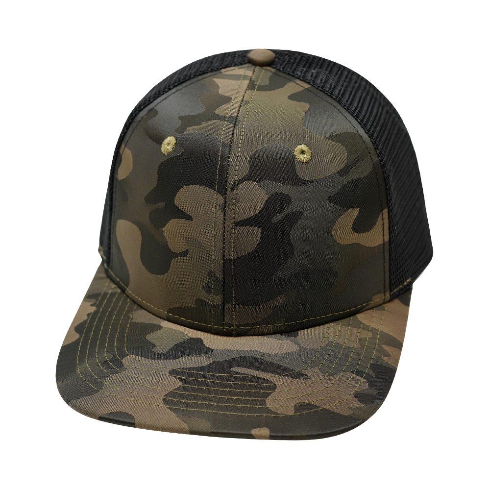 Blank - 6 Panel - Tan Camo / Black (Unisex)