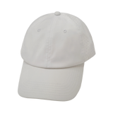 Blank - 6 Panel - Unstructured - Relaxed Fit - Pony Tail - White (Unisex)