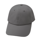 Blank - 6 Panel - Unstructured - Relaxed Fit - Pony Tail - Gray (Unisex)