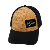 Alaska - 6 Panel - Shallow Fit - Pony Tail - Cork - Black (Unisex)