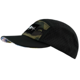 Mountains - 5 Panel - Sporty - Unstructured - Black / Green Camo - Laser Mesh (Unisex)