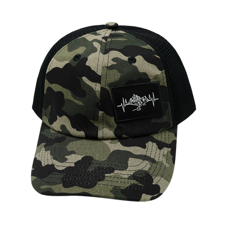 Mountains - 6 Panel - Unstructured - Camo / Black (Unisex)