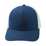 Blank - 6 Panel - Navy / Gray (Unisex) - Laser Mesh