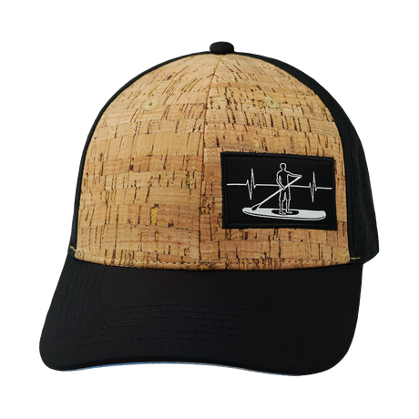 Paddle Board - 6 Panel - Cork - Black (Unisex)