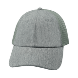 Blank - 6 Panel - Unstructured - Relaxed Fit - Gray Hemp / Gray (Unisex)