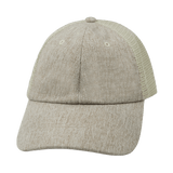 Blank - 6 Panel - Unstructured - Relaxed Fit - Sand Hemp / Sand (Unisex) - Soft Trucker Mesh