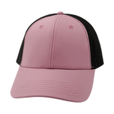 Blank - 6 Panel - Shallow Fit - Pony Tail - Lavender / Black (Unisex)