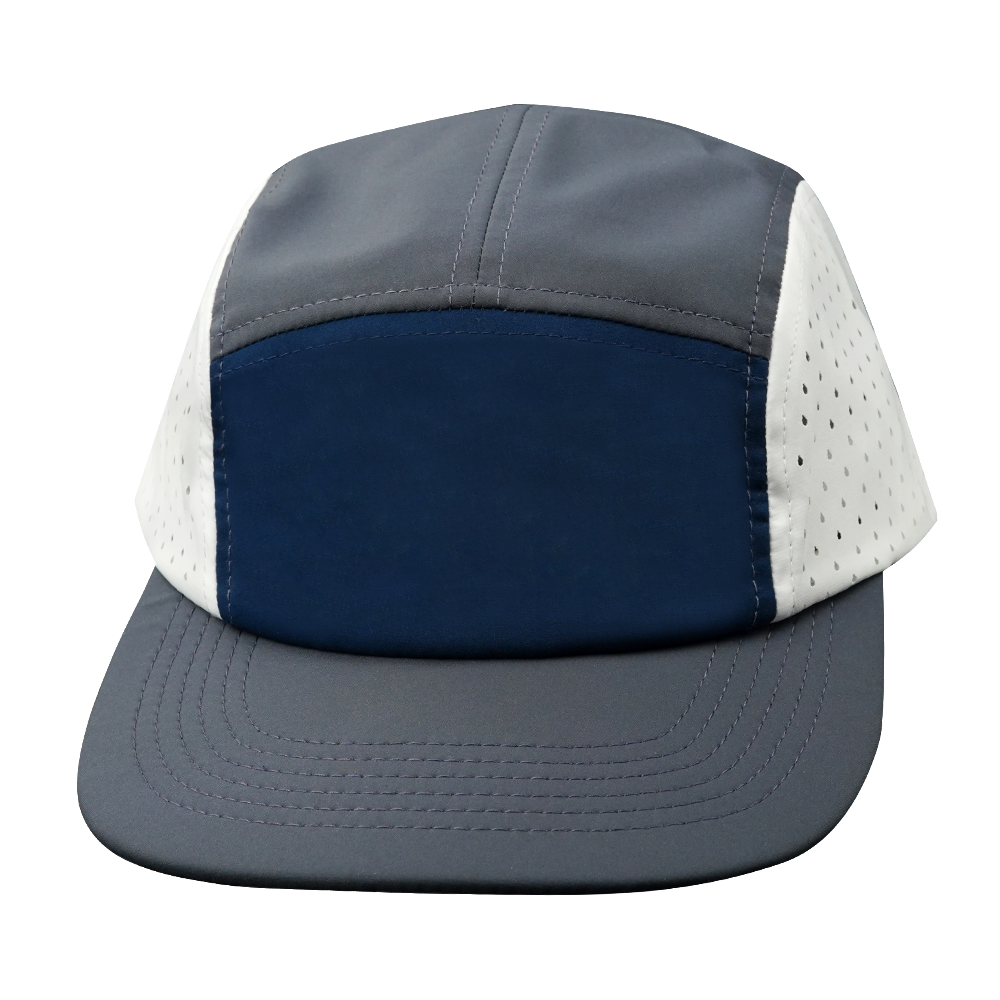 Blank - 5 Panel - Sporty - Unstructured - Charcoal / Navy / White (Unisex)