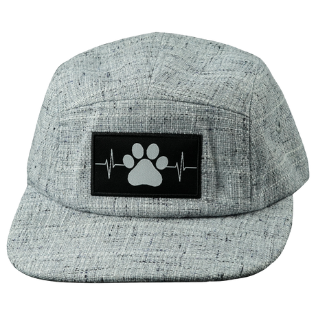 Dog - 5 Panel - Unstructured - Light Gray Hemp (Unisex)