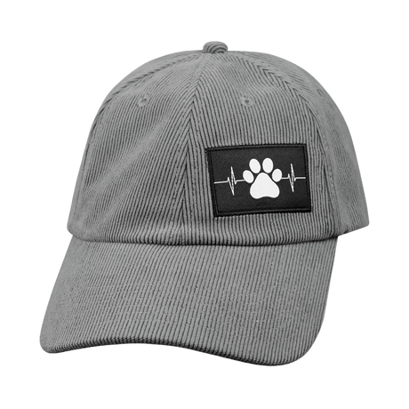 Dog - 6 Panel - Unstructured - Corduroy - Charcoal (Unisex)