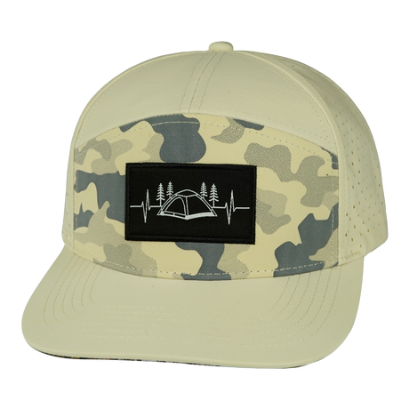 Camping - 7 Panel - Cream / Cream Camo (Unisex)