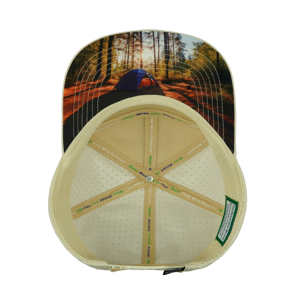 Camping - 7 Panel - Cream / Cream Camo (Unisex)