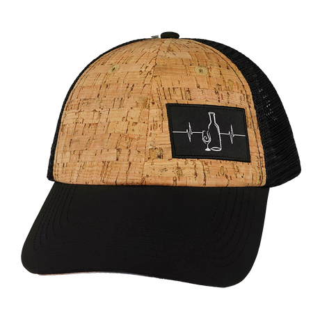 Wine - 6 Panel - Cork - Black (Unisex)