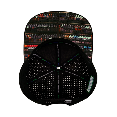Wine - 7 Panel - Cork - Black / Tan - Laser Mesh (Unisex)