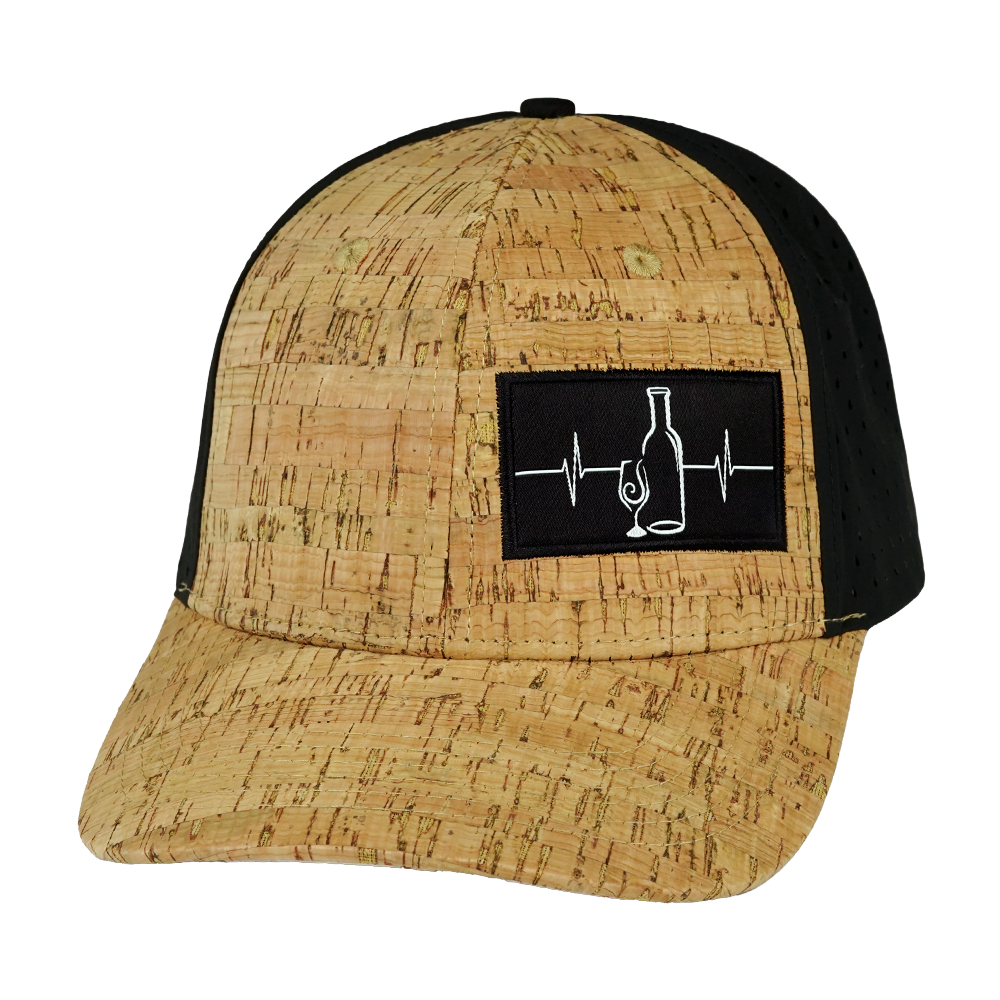 Wine - 6 Panel - Cork - Black (Unisex)