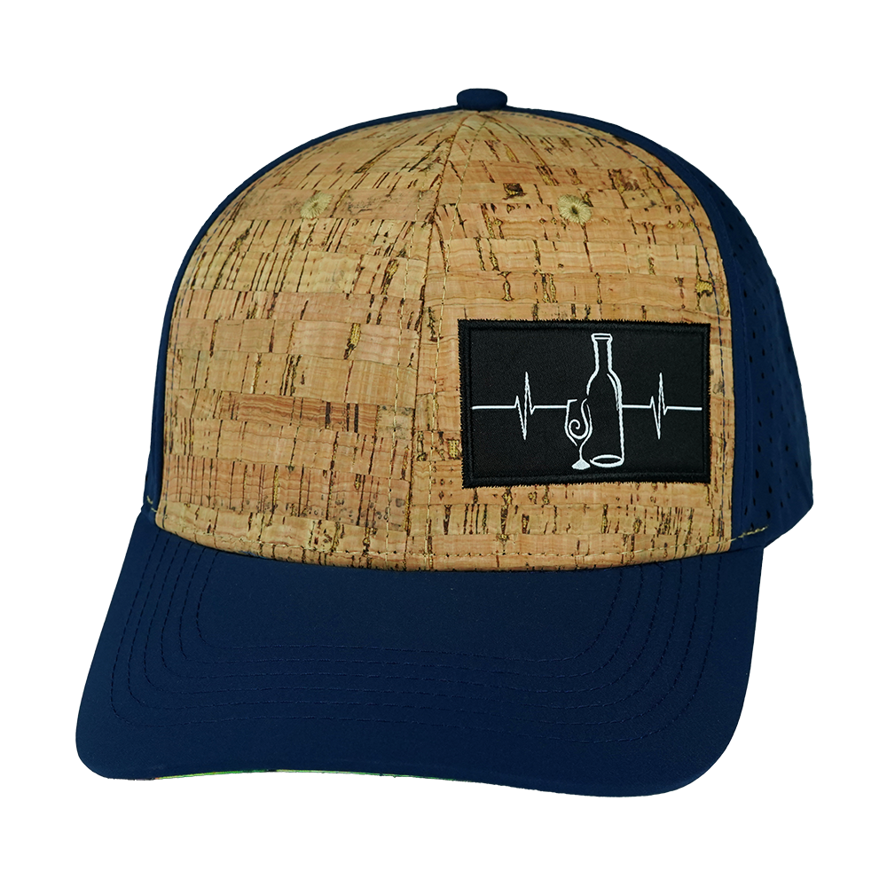 Wine - 6 Panel - Cork - Navy (Unisex)