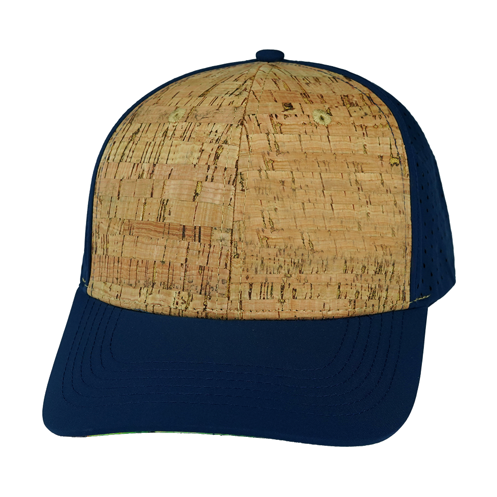 Blank - 6 Panel - Cork - Navy (Unisex)