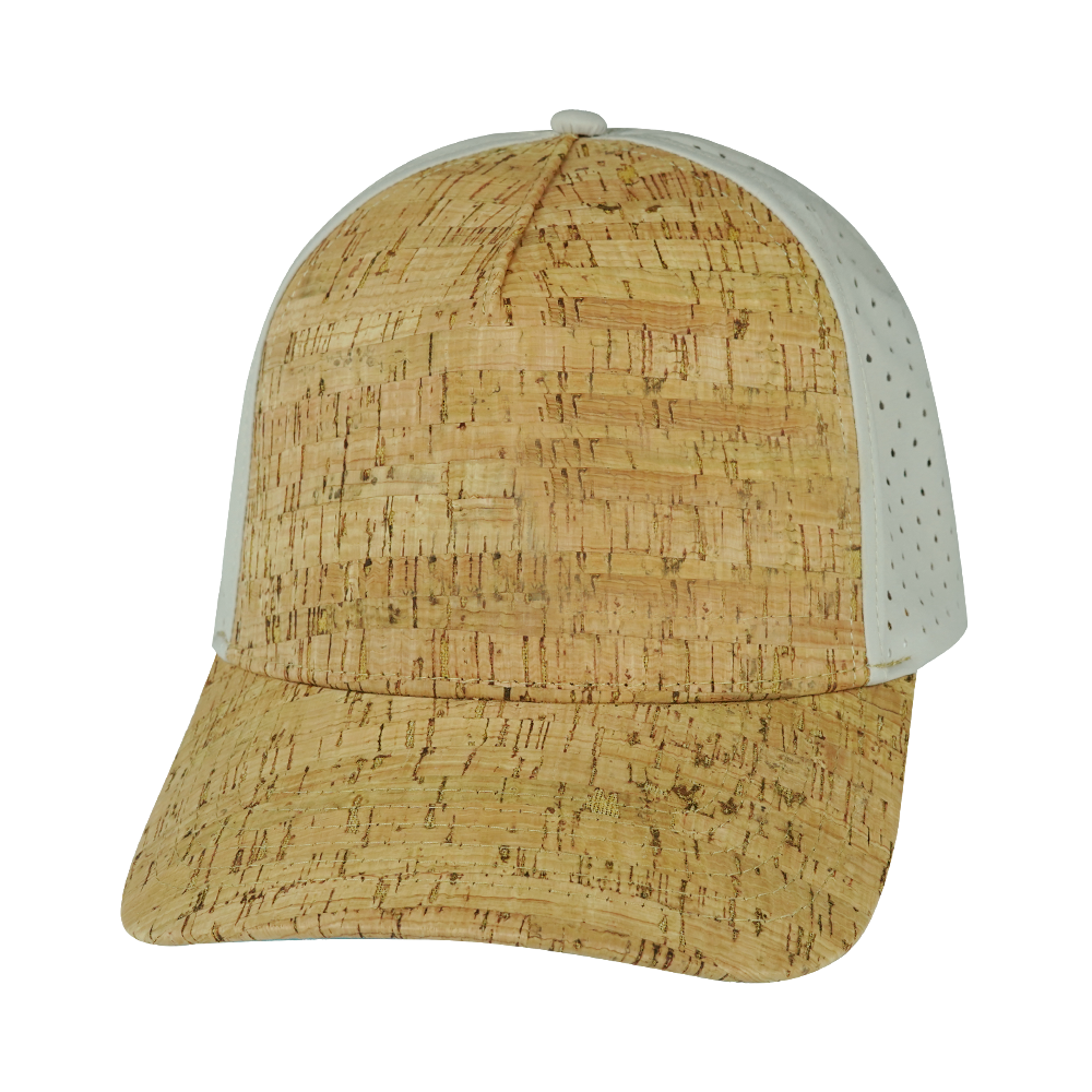 Blank - 5 Panel - Structured - Cork - Gray (Unisex)