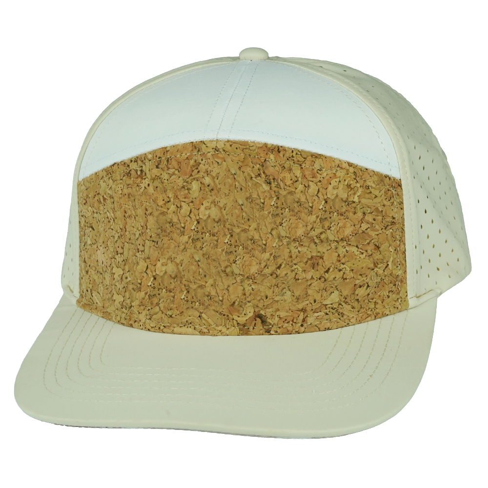 Blank - 7 Panel - Cork - Cream / White (Unisex)