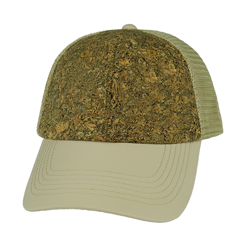 Blank - 6 Panel - Unstructured - Cork - Cream (Unisex)