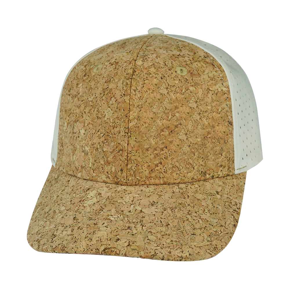 Blank - 6 Panel - Cork - Cream (Unisex)