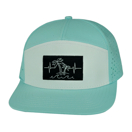 Beach - 7 Panel - Mint / White (Unisex)