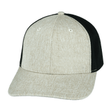 Blank - 6 Panel - Cream Hemp / Black (Unisex)