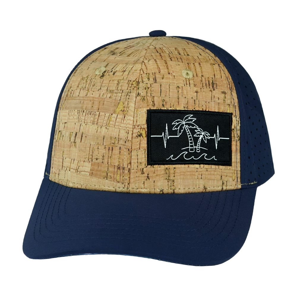 Beach - 6 Panel - Cork - Dark Blue (Unisex)