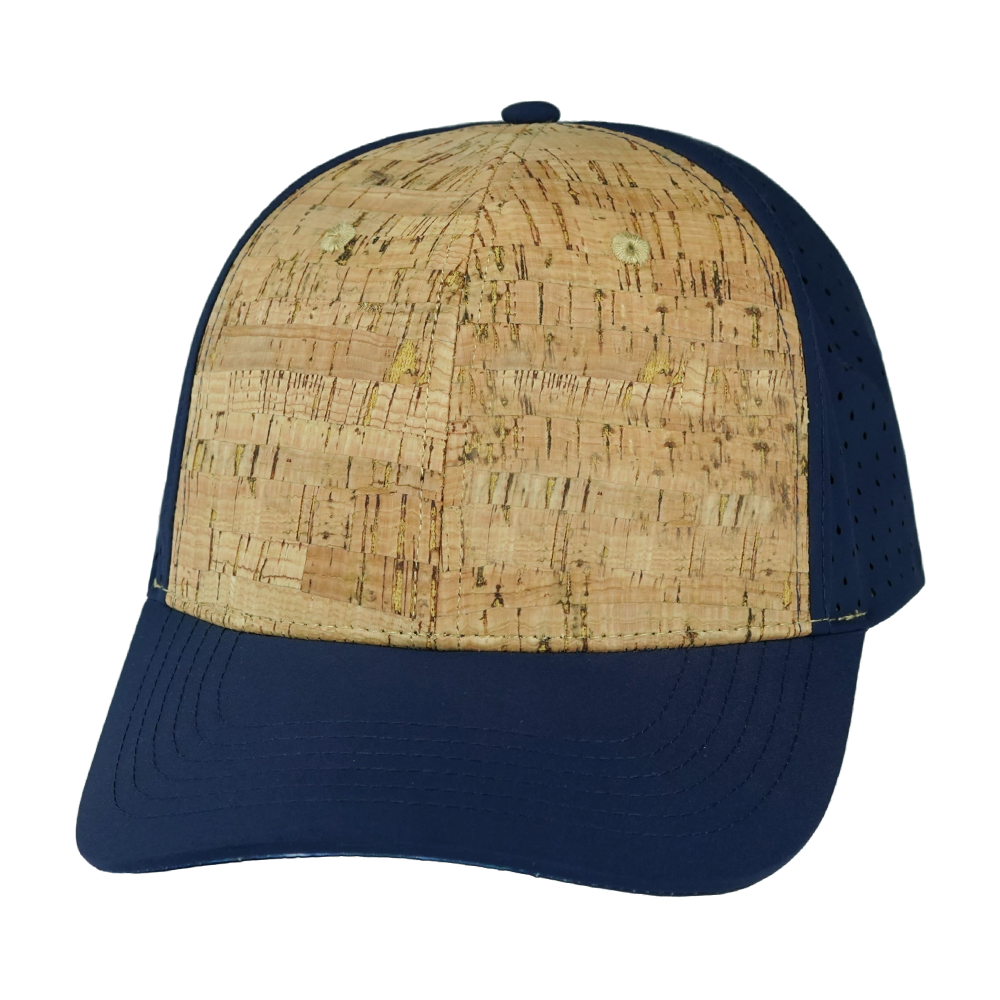 Blank - 6 Panel - Cork - Dark Blue (Unisex)