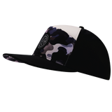**YOUTH** THB  - 7 Panel - Desert Night Camo - Black / Cream - Laser Mesh (Unisex)