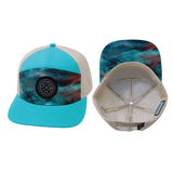 THB - 7 Panel - Desert Sky - Neon Green Blue / Cream (Unisex)