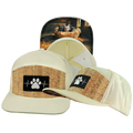 Dog - 7 Panel - Corduroy - Cork - Cream - Fabric Back (Unisex)