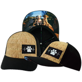 Dog - 6 Panel - Cork - Black - Laser Mesh (Unisex)