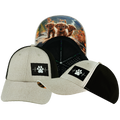 Dog - 6 Panel - Shallow Fit - Pony Tail - Tan / Black - Laser Mesh (Unisex)