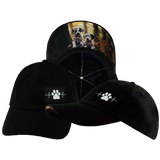 Dog - 6 Panel - Unstructured - Black - Laser Mesh (Unisex)