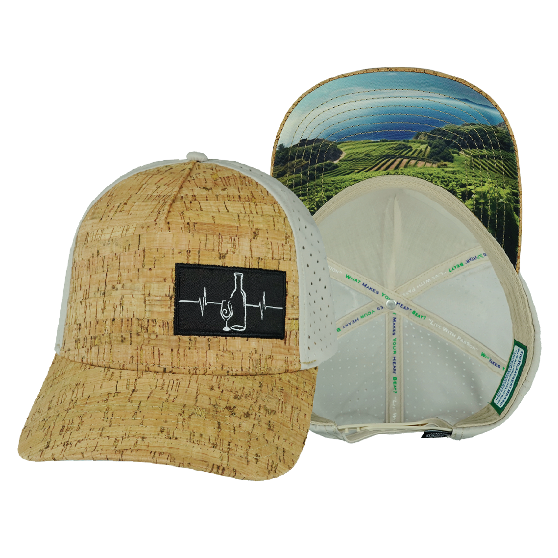 Wine - 5 Panel - Structured - Cork - Gray (Unisex)