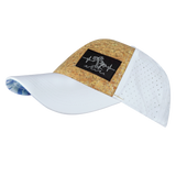 Beach - 6 Panel - Shallow Fit - Pony Tail - Cork - White - Laser Mesh (Unisex)