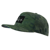 Fishing - 7 Panel - Soft Teal Camo - Laser Mesh (Unisex)