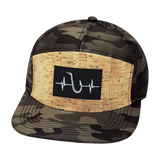 Fishing - 7 Panel - Cork - Tan Camo - Laser Mesh (Unisex)