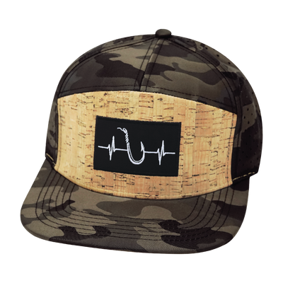 Fishing - 7 Panel - Cork - Tan Camo - Laser Mesh (Unisex)