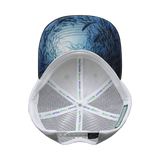 Fishing - 6 Panel - Shallow Fit - Ocean Blue / White - Trucker Mesh (Unisex)