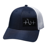 Fishing - 6 Panel - Shallow Fit - Ocean Blue / White - Trucker Mesh (Unisex)