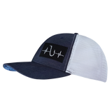 Fishing - 6 Panel - Shallow Fit - Ocean Blue / White - Trucker Mesh (Unisex)