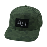 Fishing - 7 Panel - Soft Teal Camo - Laser Mesh (Unisex)