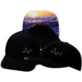 Fishing - 6 Panel - Black - Laser Mesh (Unisex)