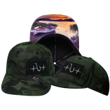 Fishing - 6 Panel - Green Camo - Laser Mesh (Unisex)