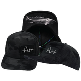 Fishing - 6 Panel - Black Camo - Laser Mesh (Unisex)