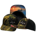 Fishing - 6 Panel - Tan Tree Camo / Black - Laser Mesh (Unisex)
