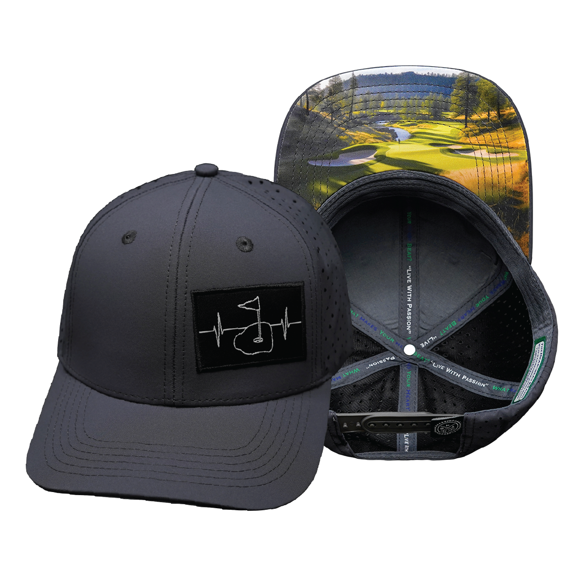 Golf - 6 Panel - Charcoal (Unisex)