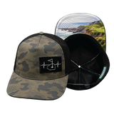 Golf - 5 Panel - Structured - Soft Charcoal Camo / Black (Unisex)